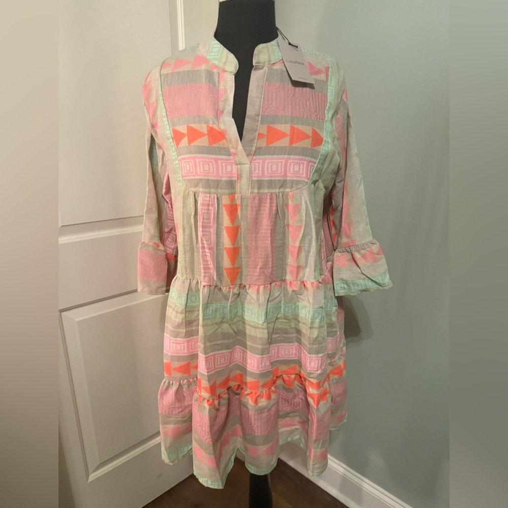 NWT. Luisa Perla for Anthropologie Boho Tunic dress